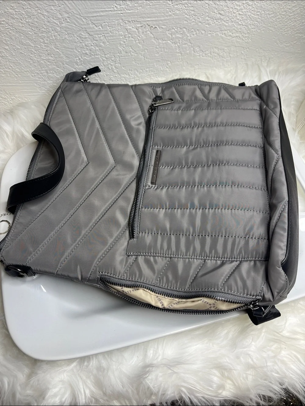 Steve Madden Laptop Cossbody/Backpack convertible